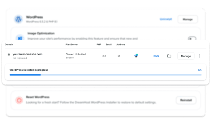 Rinnova Facilmente il Tuo Sito Web con il Reinstaller di WordPress di DreamHost