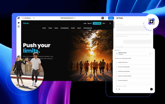 Remixer: AI-Website- & App-Erstellung, aufgebaut auf echtem Hosting