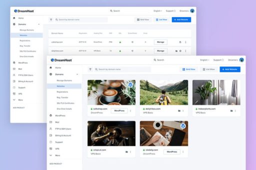 We Revamped the DreamHost Control Panel to Make Managing Sites Easier thumbnail