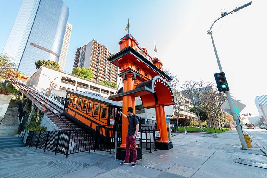 Angels Flight Railway. Foto de Christina Champlin.