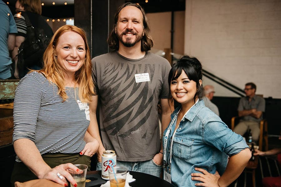 Mariah and Kyle at DreamHost's Reach Out & Touch You event.