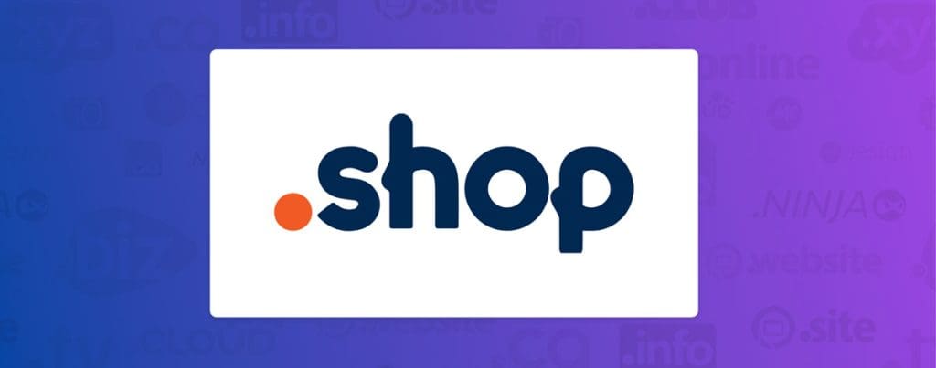 Holen Sie sich Ihre kostenlose .SHOP-Domain