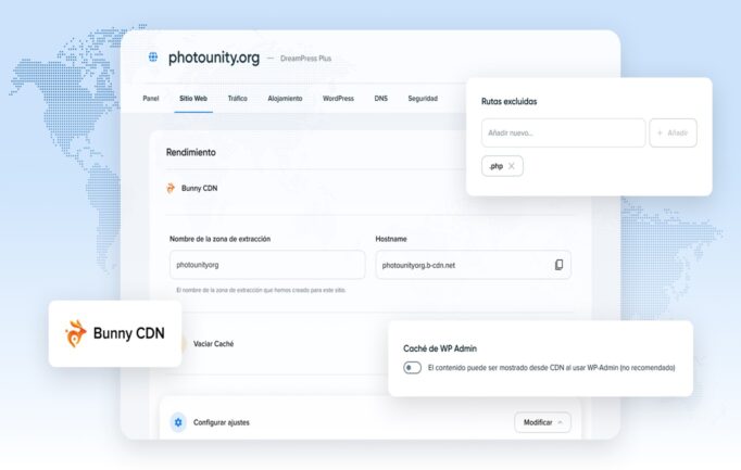 DreamHost se une a bunny.net para impulsar el alojamiento gestionado de WordPress
