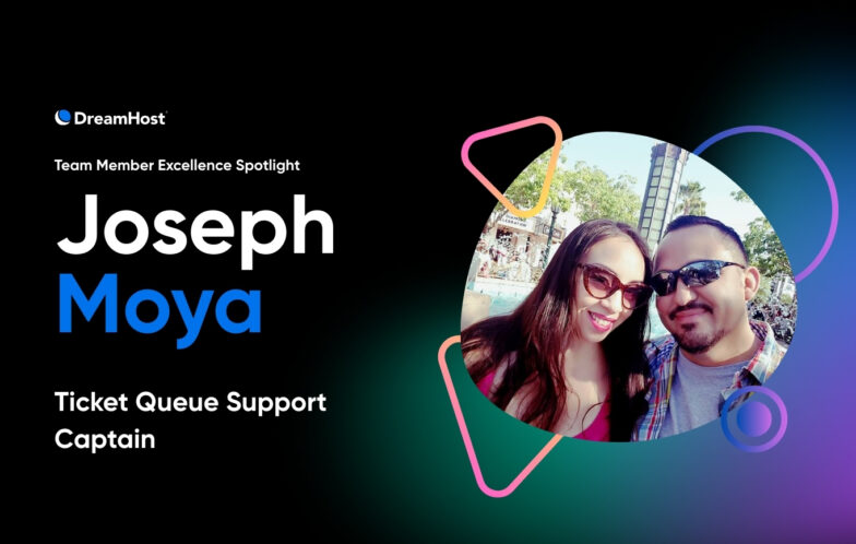 Lerne Joseph kennen – Felsbeweger, Gitarrenspieler, DreamHost Ride-or-Die