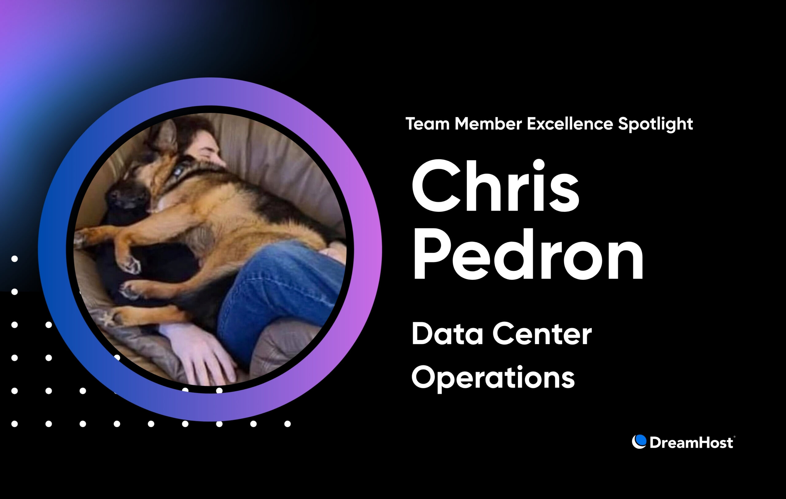 Christopher Pedron Didn’t Mean to Apply to DreamHost